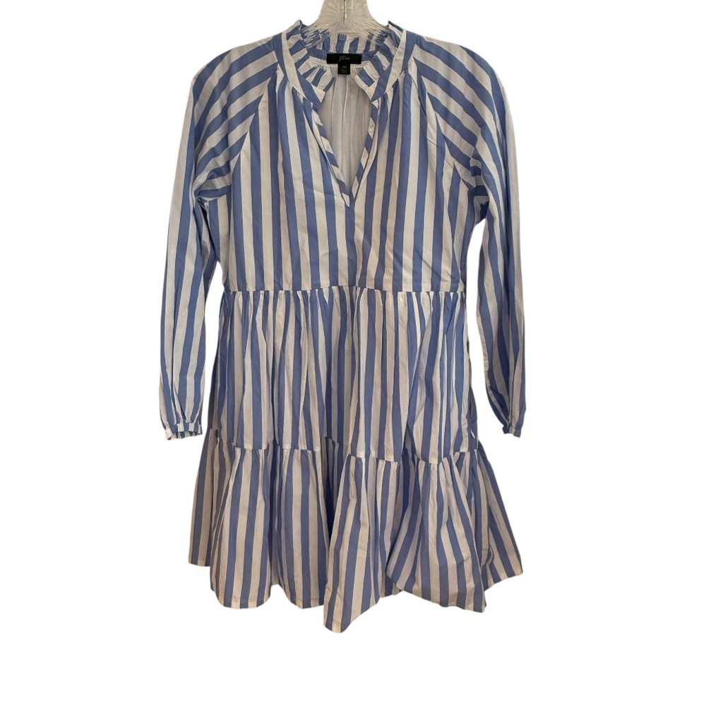 J. Crew striped tiered mini dress, size XS